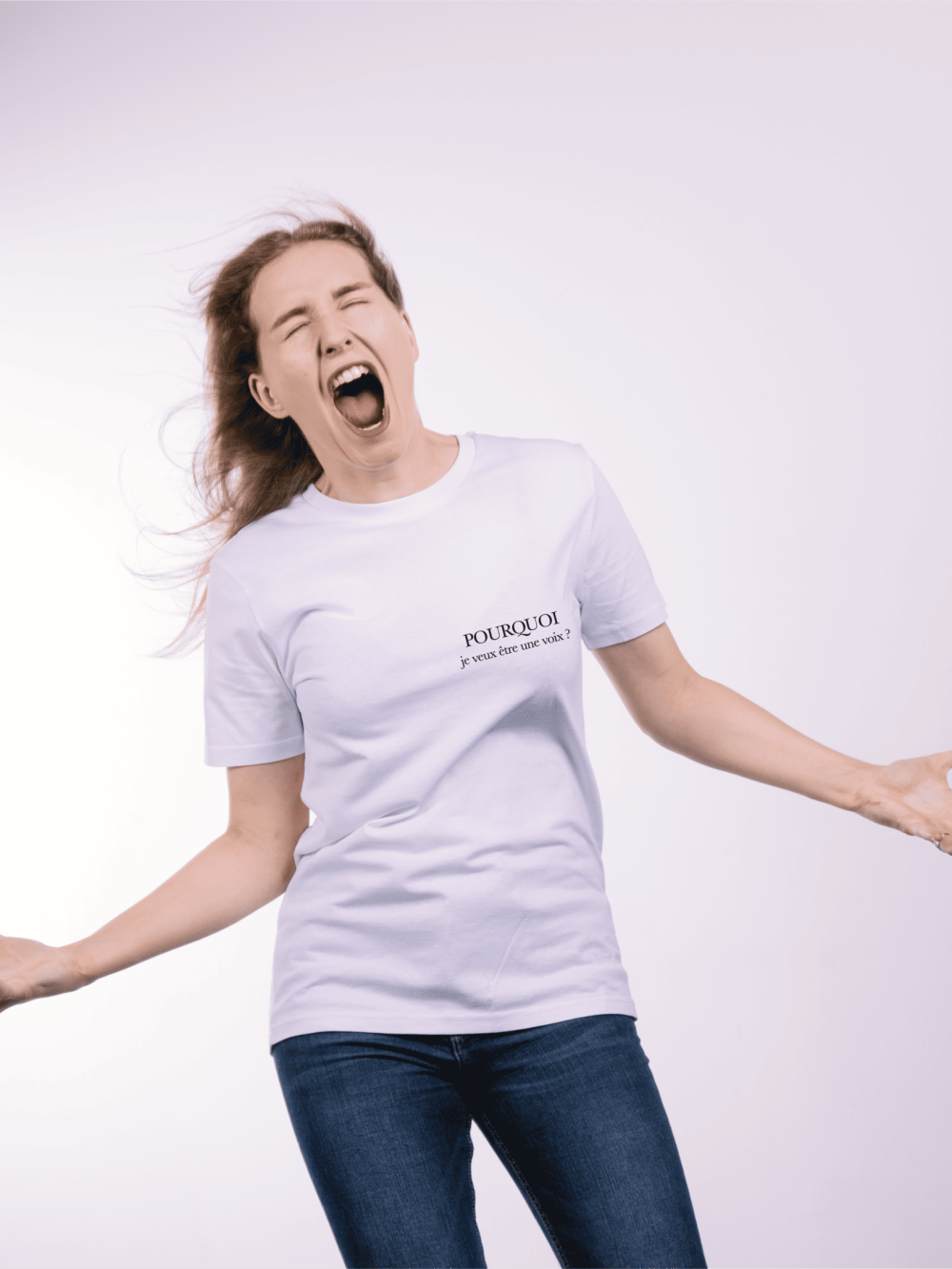 T-shirt col V La vie en Rose (Copie)