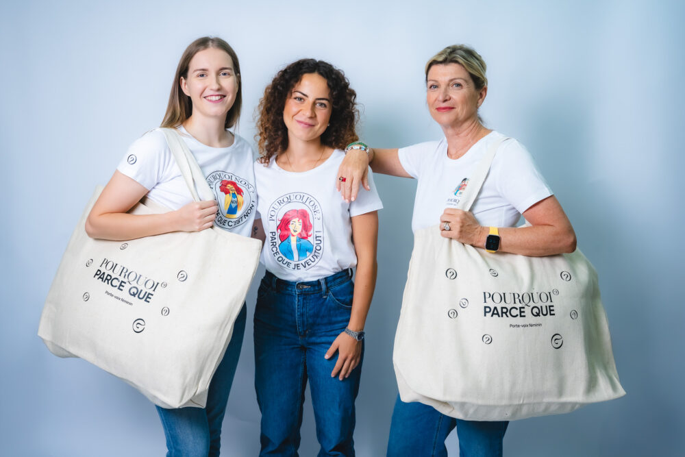 T-shirt col rond <br>"Pourquoi j’ose ? Parce que je veux tout" – Image 2