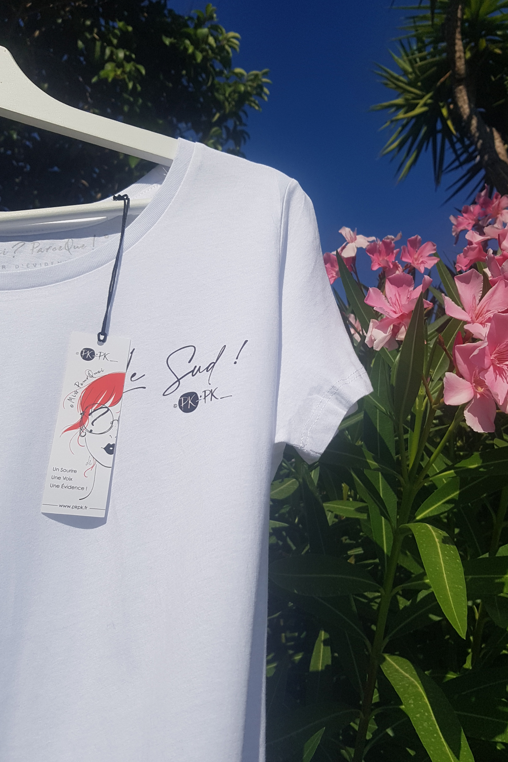 LE SUD - T-shirt Femme en Coton Biologique - PourQuoi ? ParceQue ! PKPK