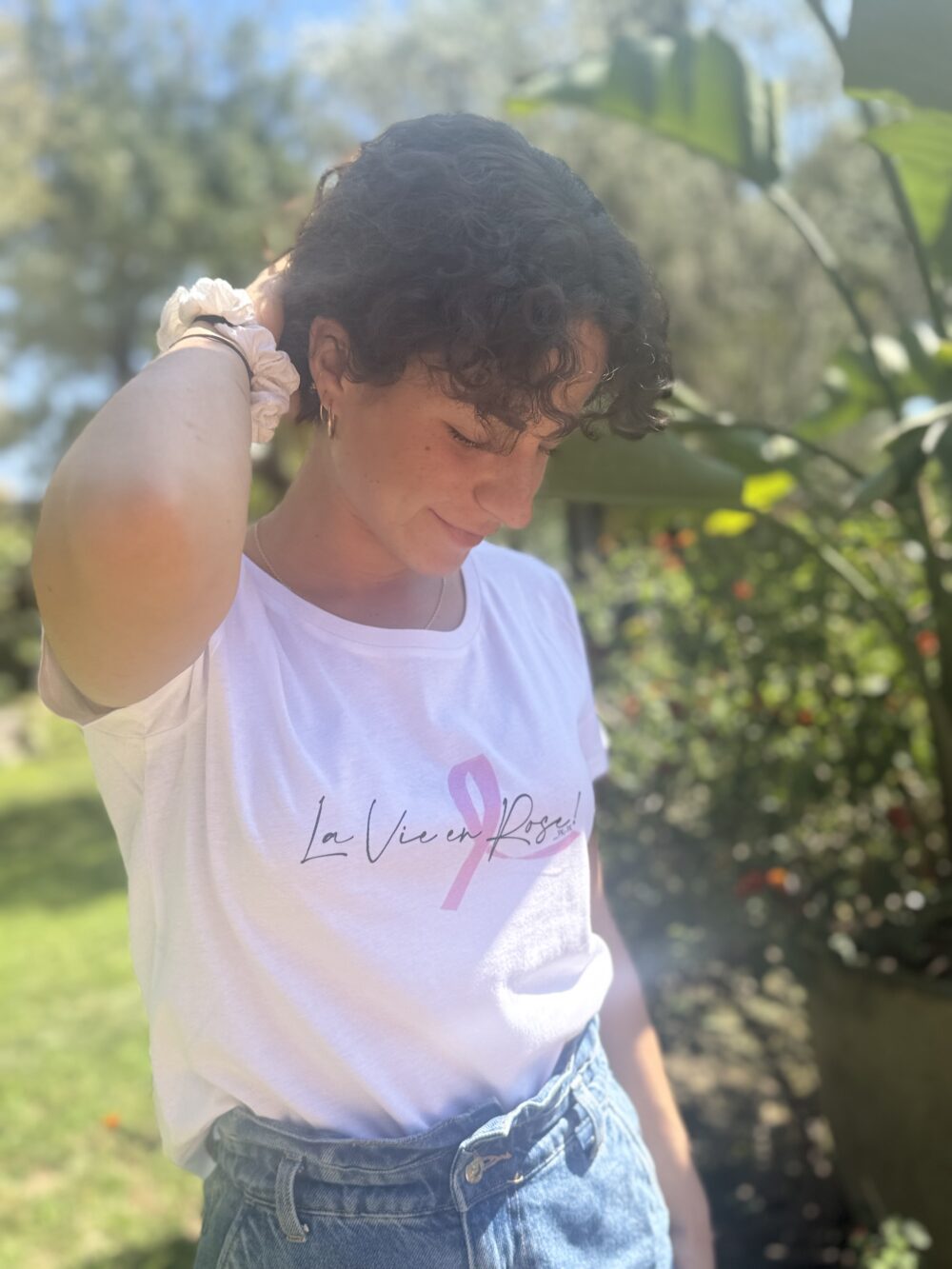 T-shirt col rond <br>La vie en Rose – Image 3