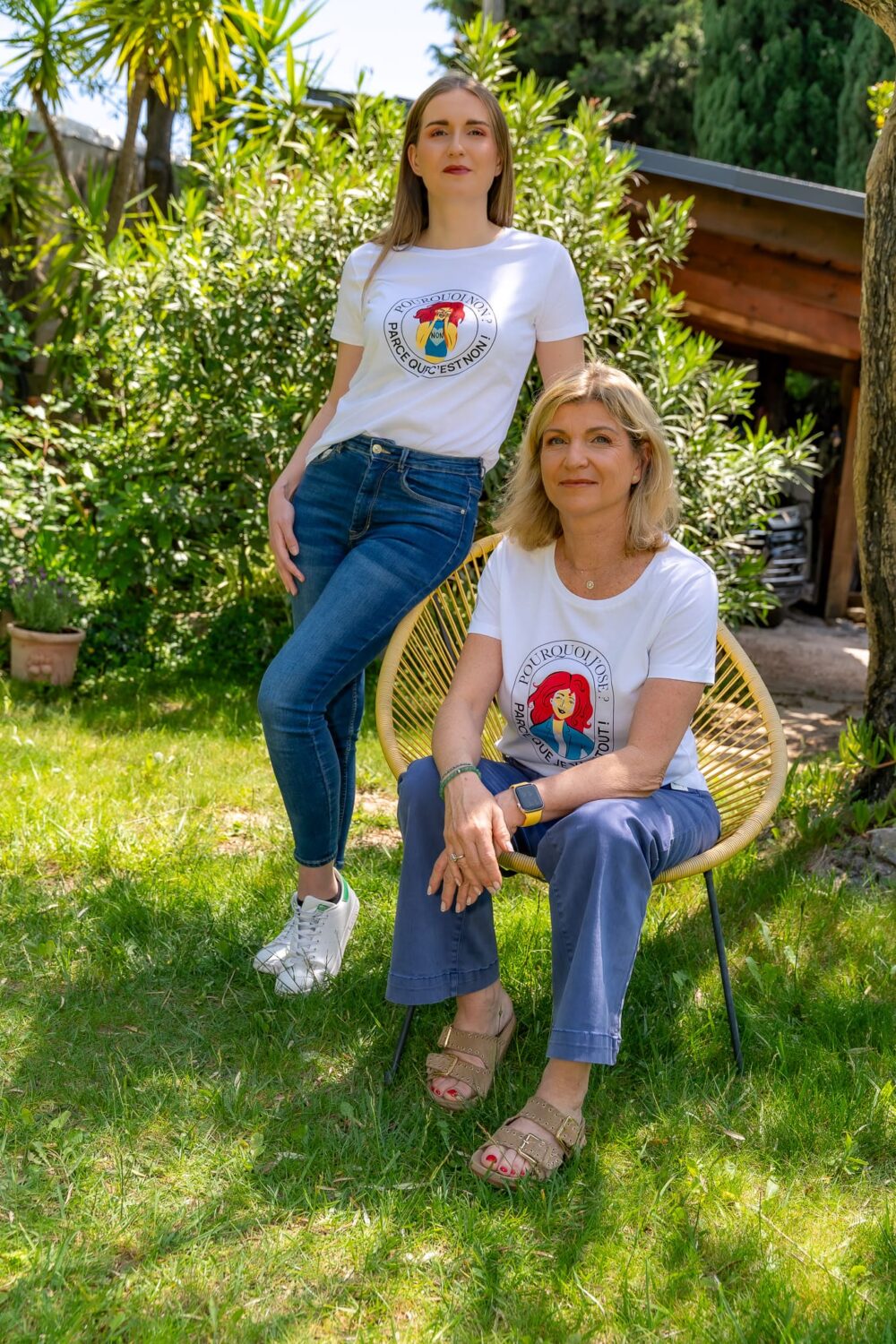 T-shirt col rond <br>"Pourquoi NON ? Parce que c'est NON !" – Image 5